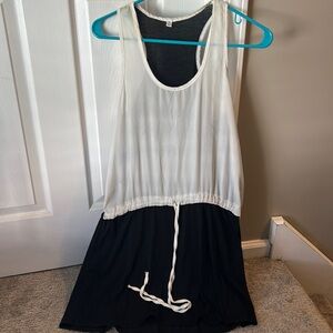 Black and white dress